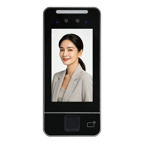 5 inch face and fingerprint biometric access control device for for high security areas