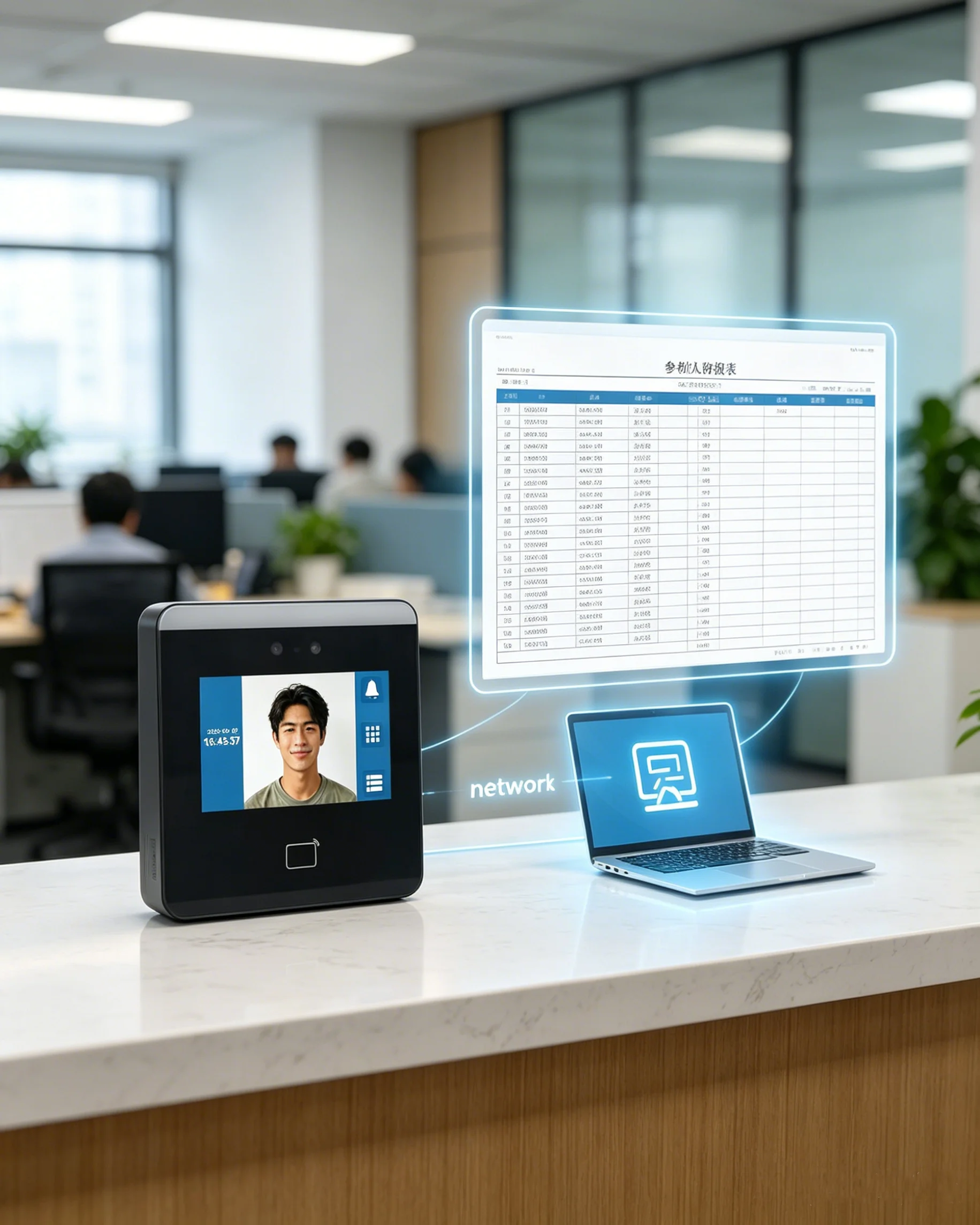 Home office attendance web