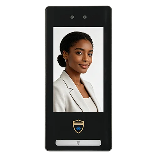MID-55Pro face recognition terminal with 5.5-inch screen, biometric facial recognition, and access control for offices, schools, and buildingscontrol